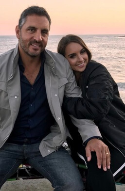 Alexia Umansky with her father Mauricio Umansky